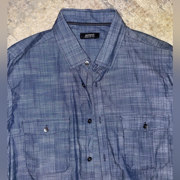 Alfani regular fit button up shirt size medium - Picture 2 of 3